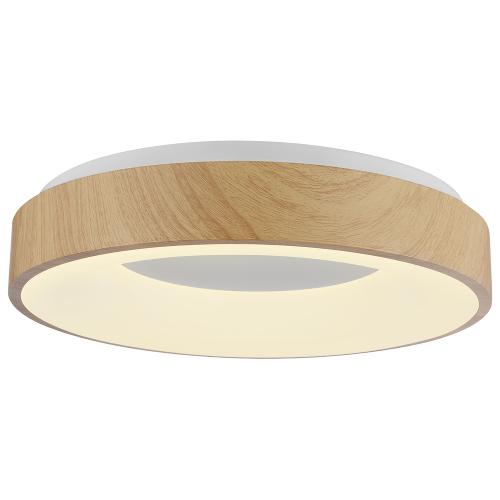 PLAFON LED 24W SIMIL MADERA 50x9CM LUZ VARIABLE